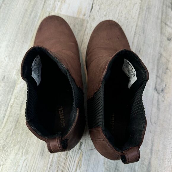 SOREL Joan of Arctic Women Wedge II Chelsea Waterproof Boots 8 - Picture 5 of 7
